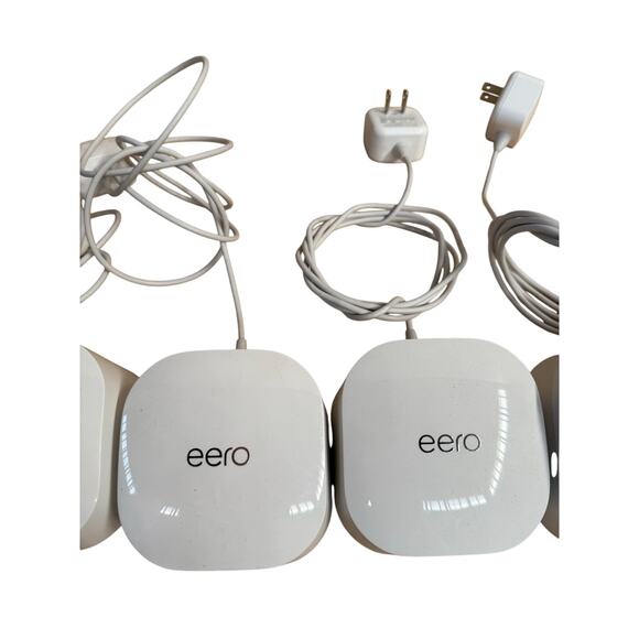 EEro pro wifi system tri band mesh wifi router 4 pack white square - Picture 5 of 10